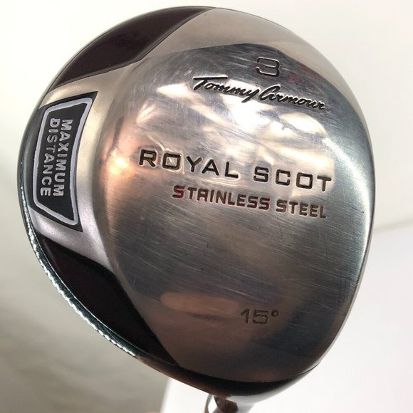 Tommy Armour Royal Scot Stainless Steel RH 3 Wood With Mid Firm Graphite Shaft - Picture 1 of 8